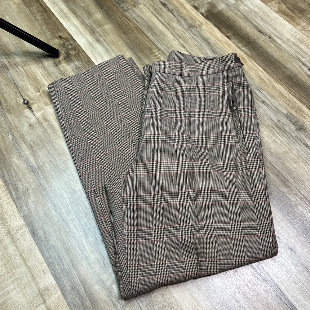 Ralph Lauren Womens Size 8 Houndstooth Cotton Stretch Ankle Pants 33x32‎ - Picture 8 of 11